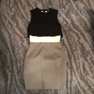 French Connection Mock Neck Mini Dress